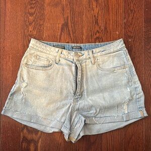 Denim High-Waisted Women's Shorts